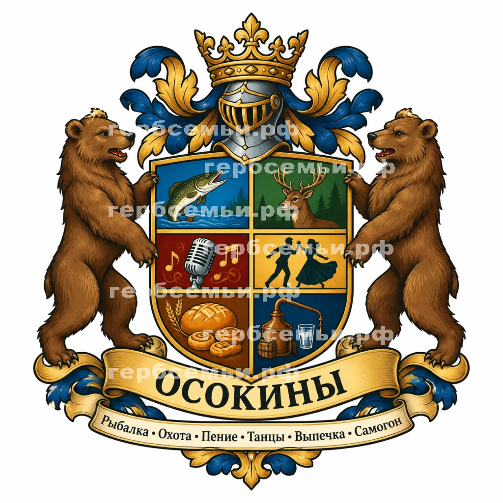 Герб семьи Осокины #40937