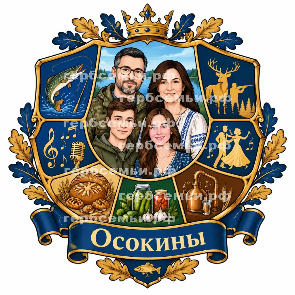 Герб семьи Осокины #40938