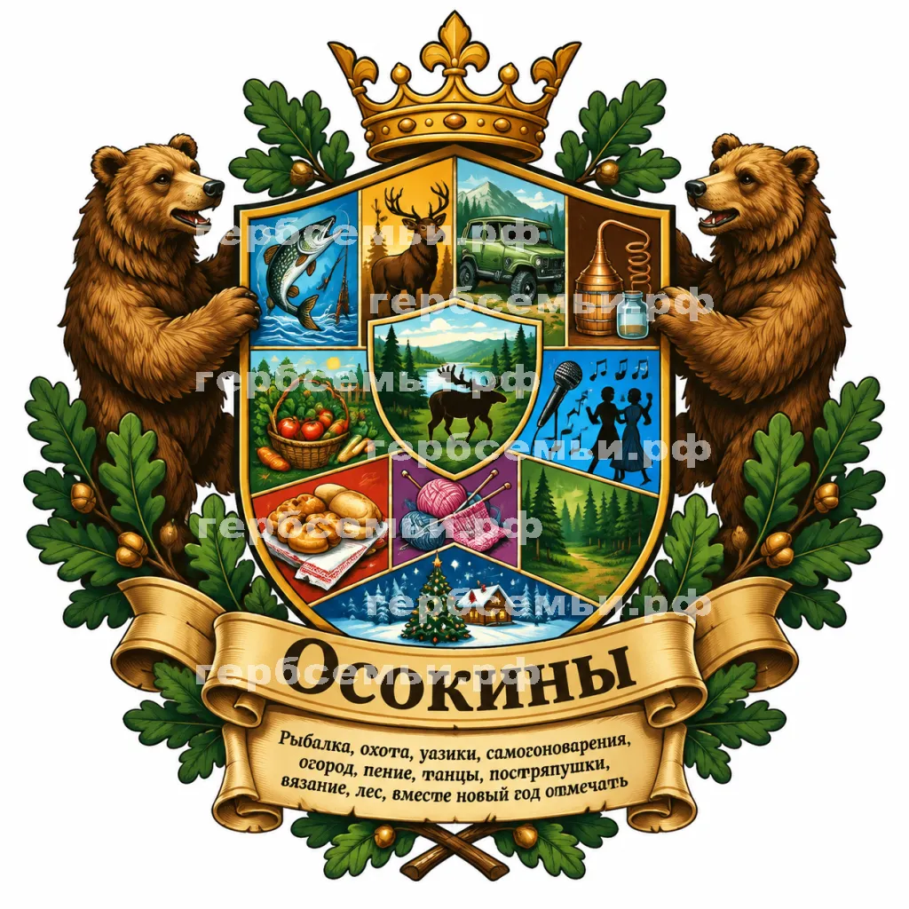 Герб семьи Осокины #40950
