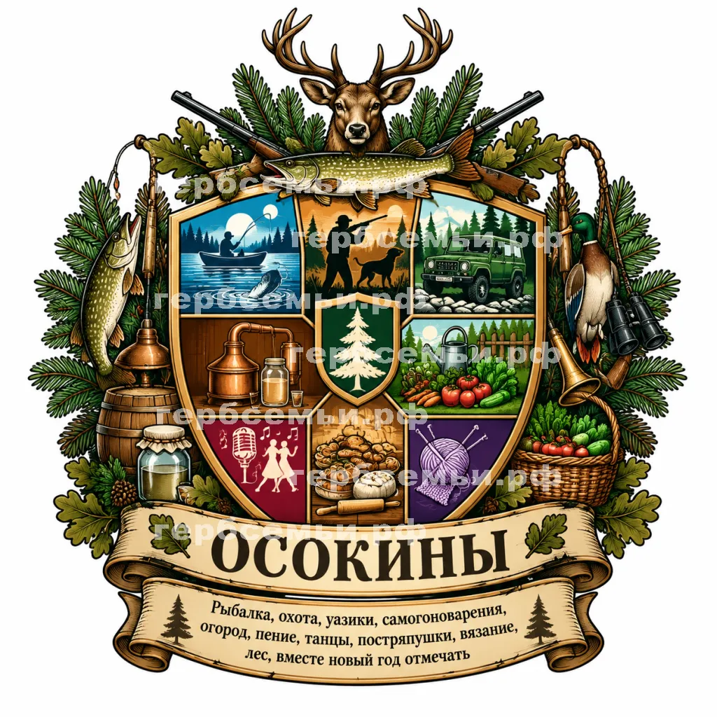 Герб семьи Осокины #40952
