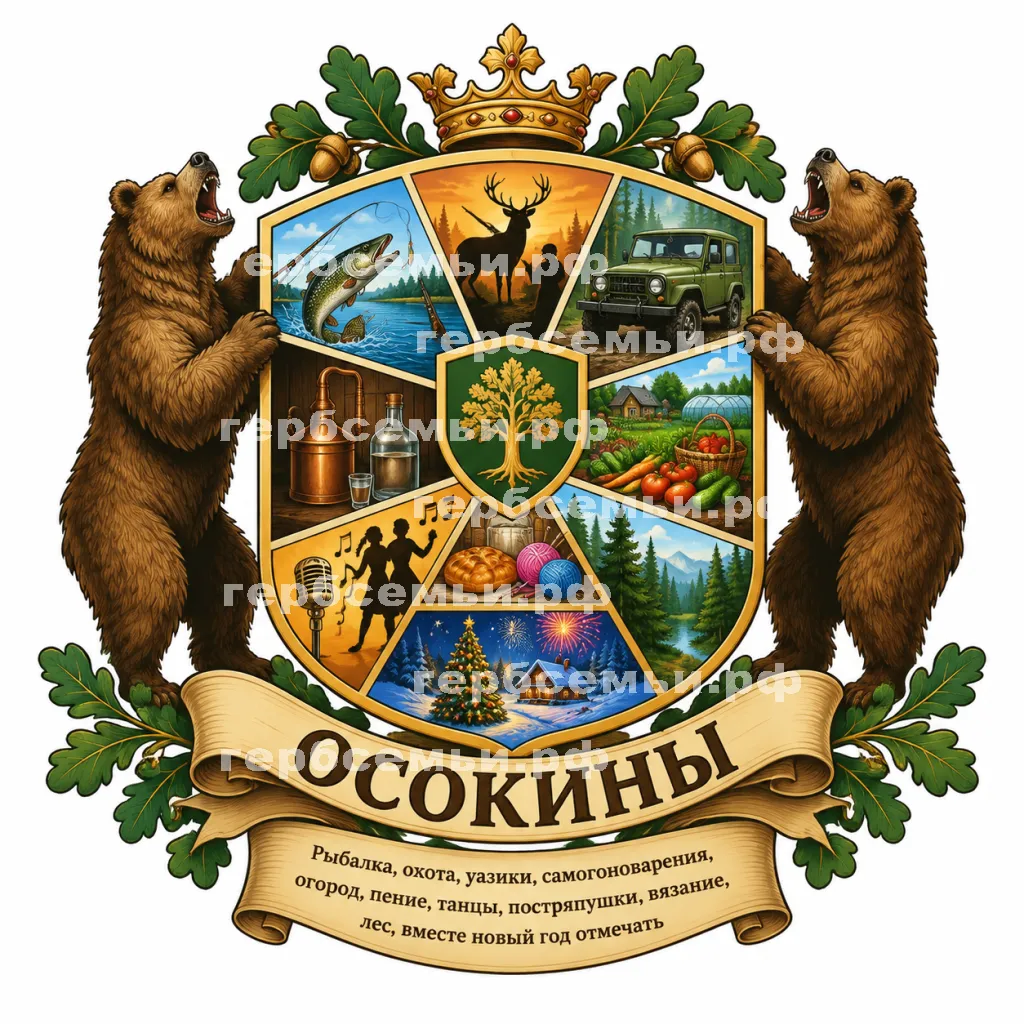 Герб семьи Осокины #40953