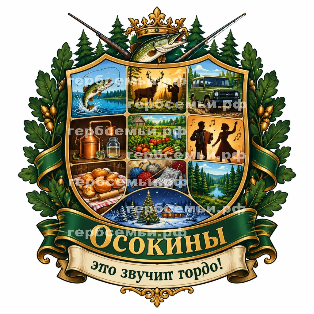 Герб семьи Осокины #40954