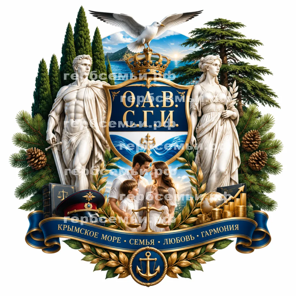 Герб семьи О.А.В.    С.Г.И. #41190