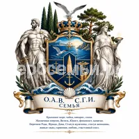 Герб семьи О.А.В.    С.Г.И.