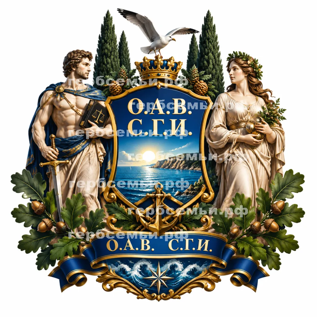 Герб семьи О.А.В.    С.Г.И. #41192