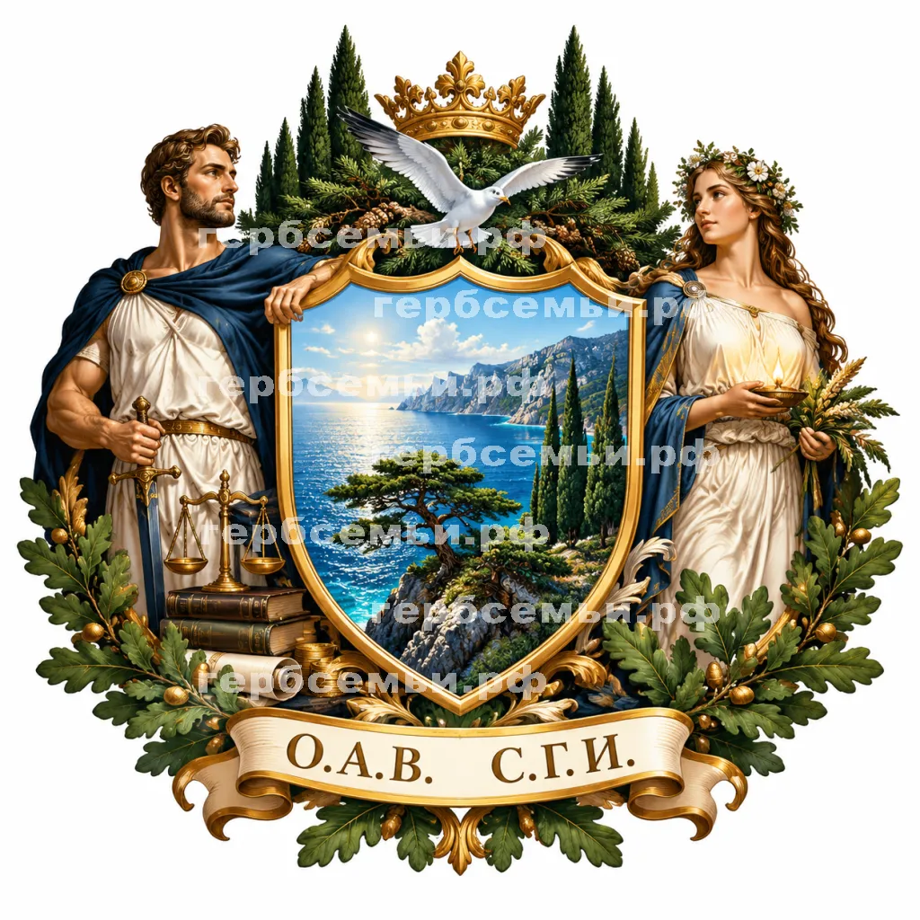 Герб семьи О.А.В.    С.Г.И. #41193