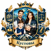 Герб семьи Кустовы
