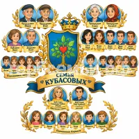 Гербы семьи Создать герб в стиле детского радио