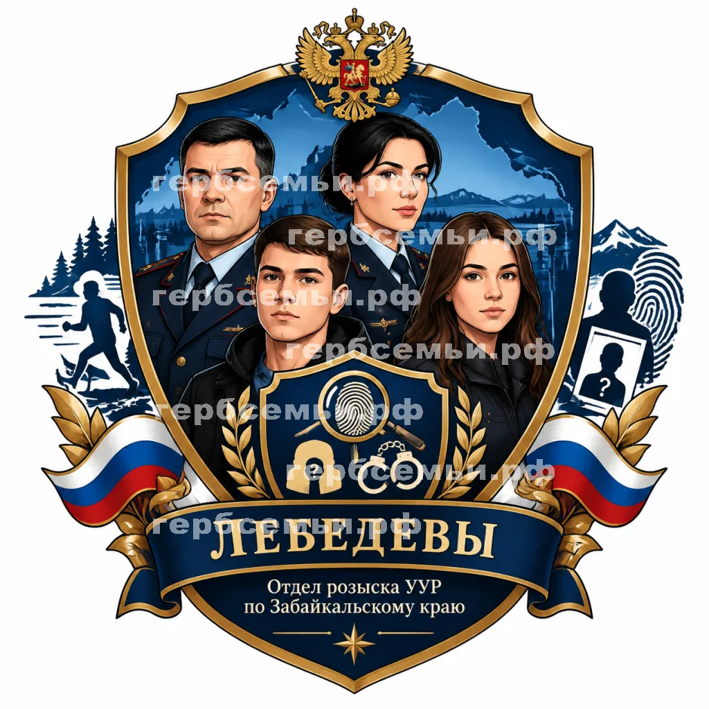 Герб семьи Отдел розыска уур по Забайкальскому краю #41324