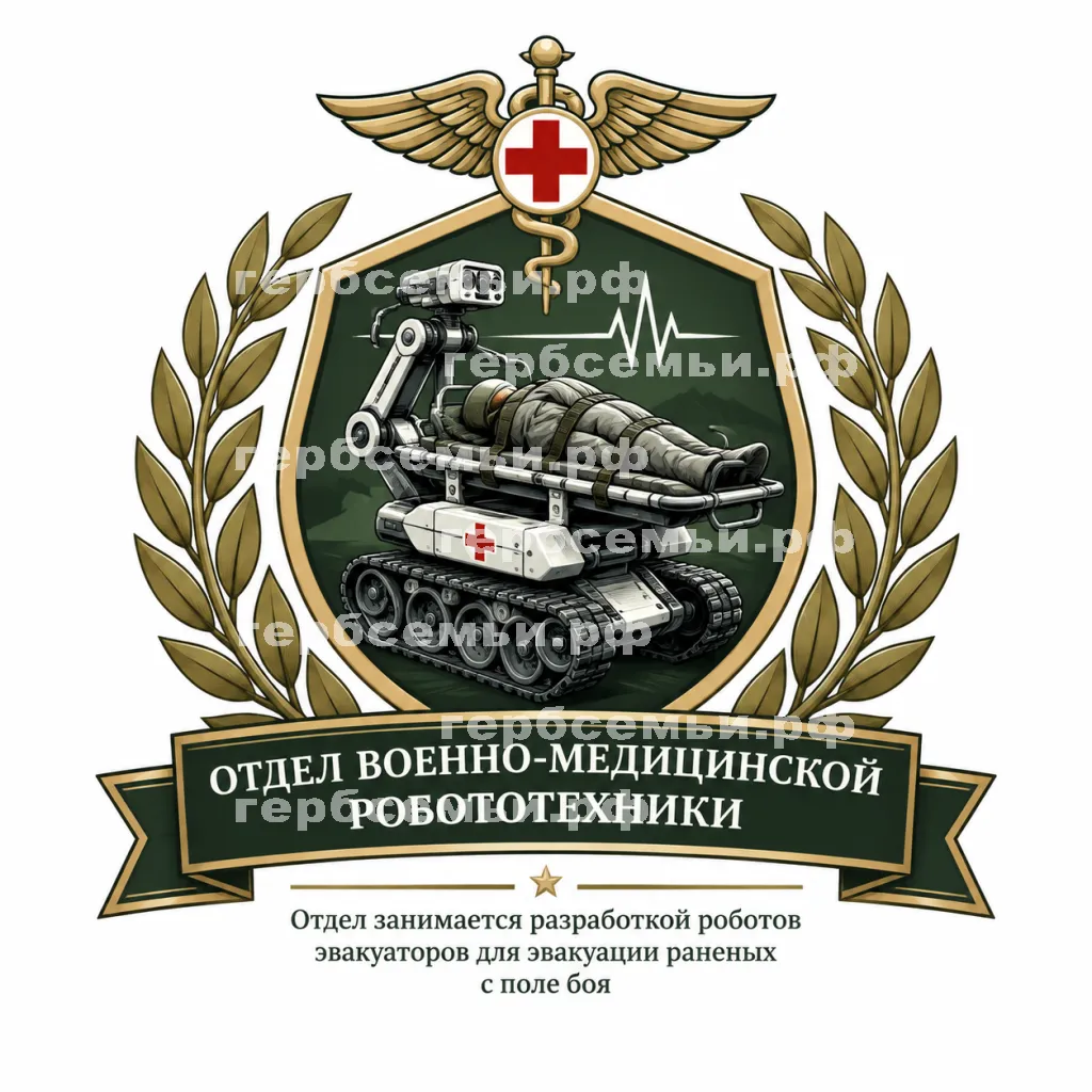 Герб семьи Отдел Военно-медицинской робототехники #41368