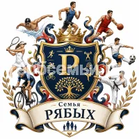Гербы семьи Создать герб на фоне спортсменов и разных видов спорта