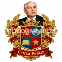 Гербы семьи Создать герб на фоне Горбачева Михаила Сергеевича