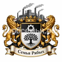 Гербы семьи Создать герб на фоне группы Фабрика