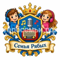 Гербы семьи Создать герб на фоне детское радио