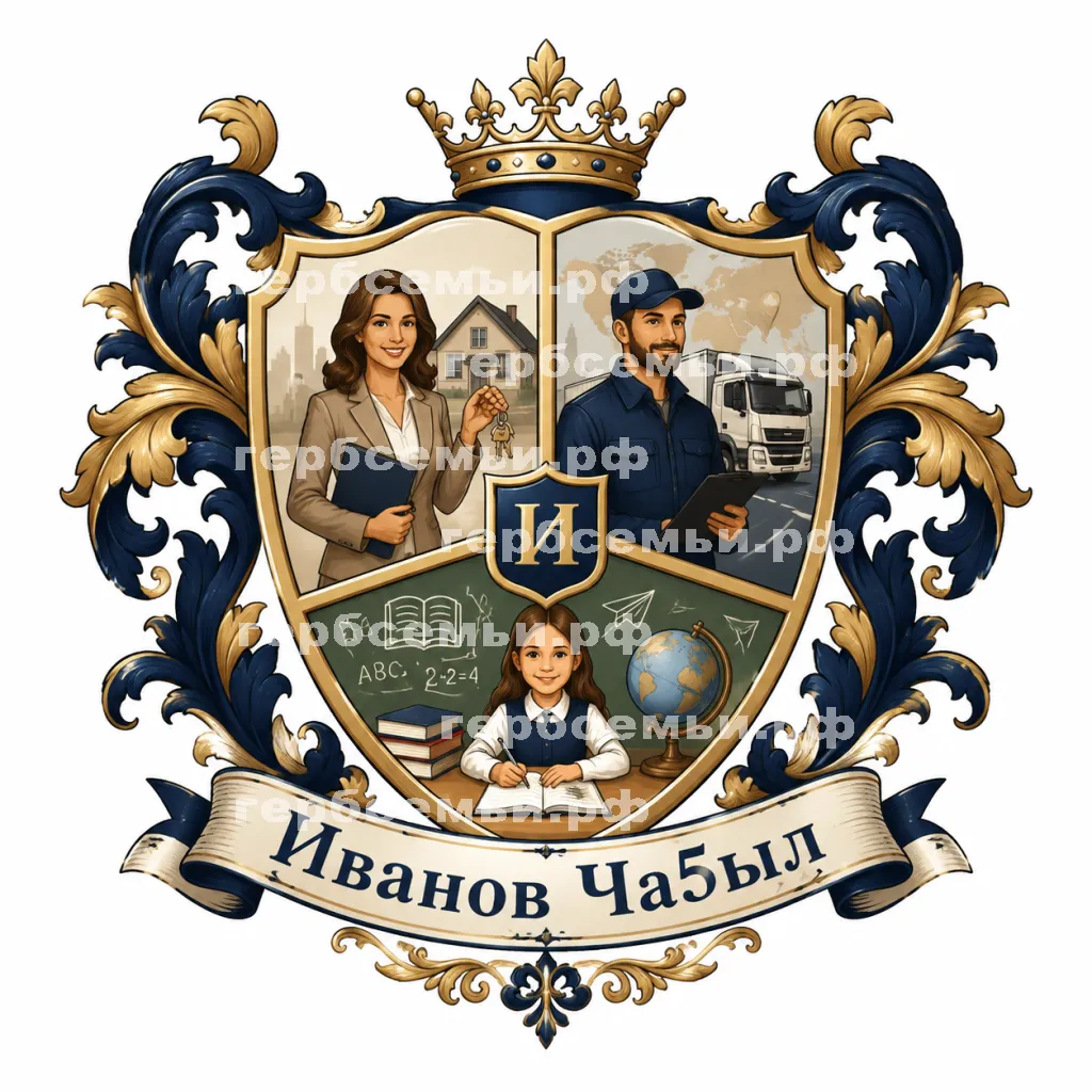 Герб семьи Иванов Ча5ыл #41457