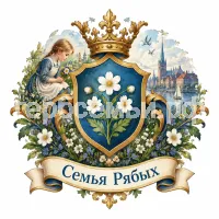Гербы семьи Создать герб на фоне сказки Ганса Христиана Андерсена цветы маленькой Иды
