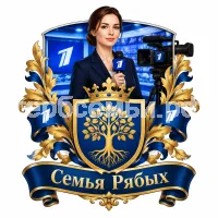 Гербы семьи Создать герб на фоне девушки корреспондента телевидения первого канала
