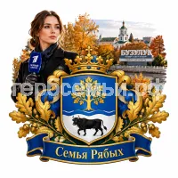 Гербы семьи Создать герб на фоне девушки корреспондента первого канала в черных кожаных перчатках на фоне города Бузулука Оренбургской Области осени