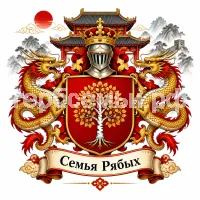 Гербы семьи Создать герб на фоне Китая