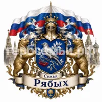 Гербы семьи Создать герб на фоне России