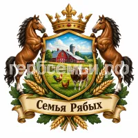 Гербы семьи Создать герб фоне фермы