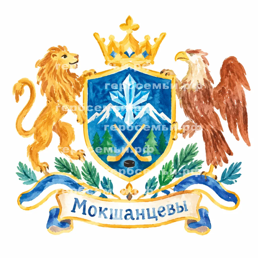 Герб семьи Мокшанцевы #41779