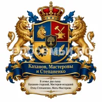 Гербы семьи Каханов,Мастеровы и Степаненко