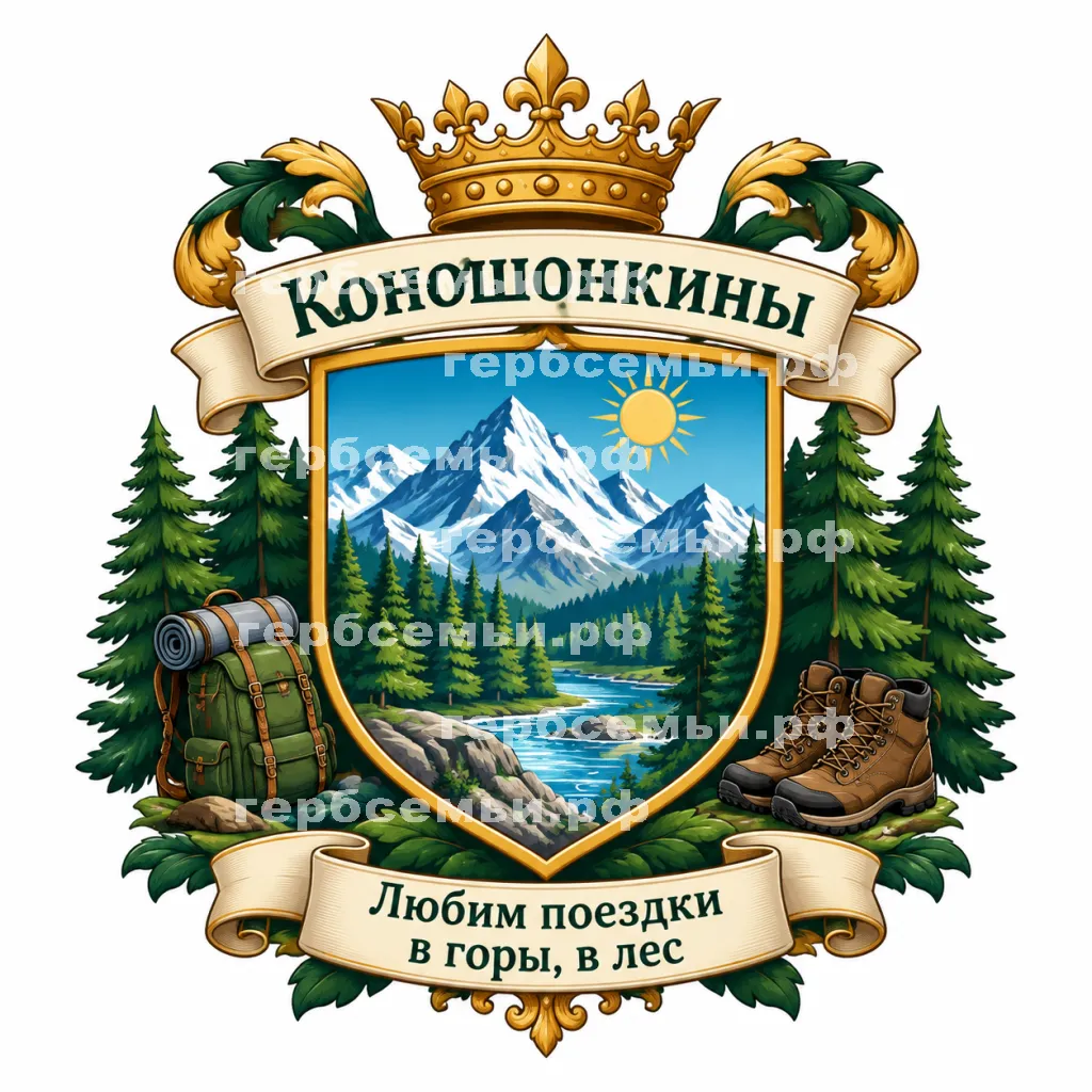 Герб семьи Коношонкины #41780