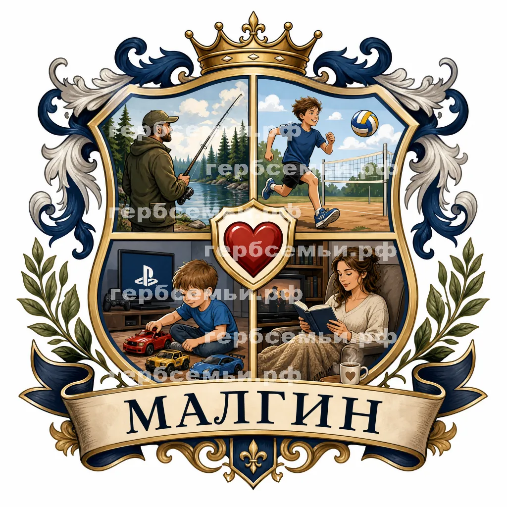 Герб семьи Малгин #41789