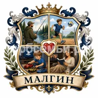 Герб семьи Малгин