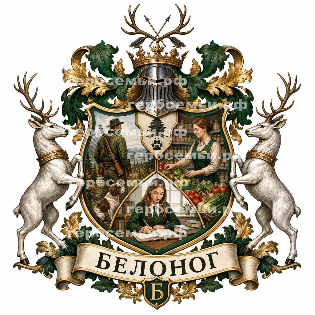 Герб семьи Белоног #41791
