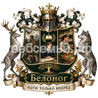 Герб семьи Белоног
