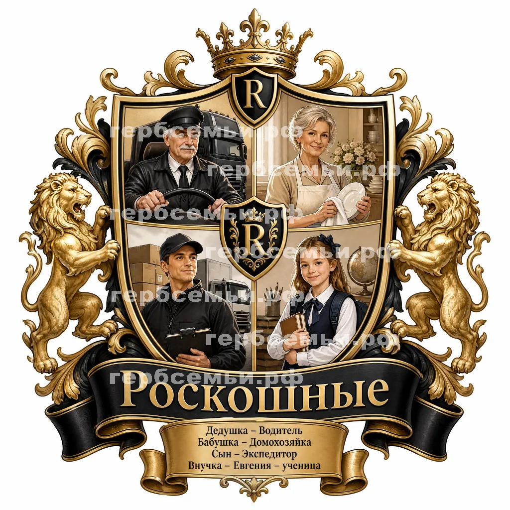 Герб семьи Роскошные #41825