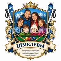 Герб семьи Шмелевы