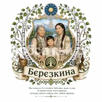Герб семьи Березкина