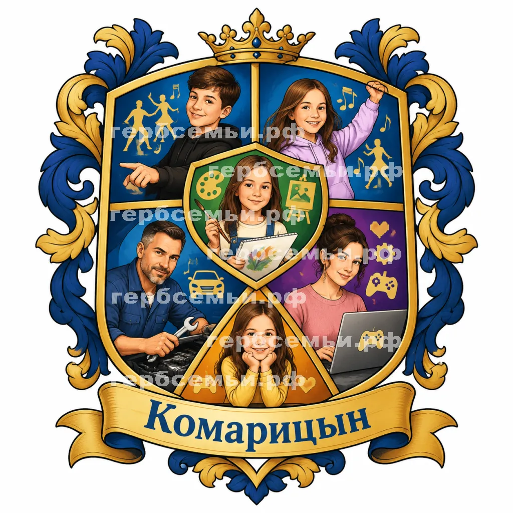 Герб семьи Комарицын #41856