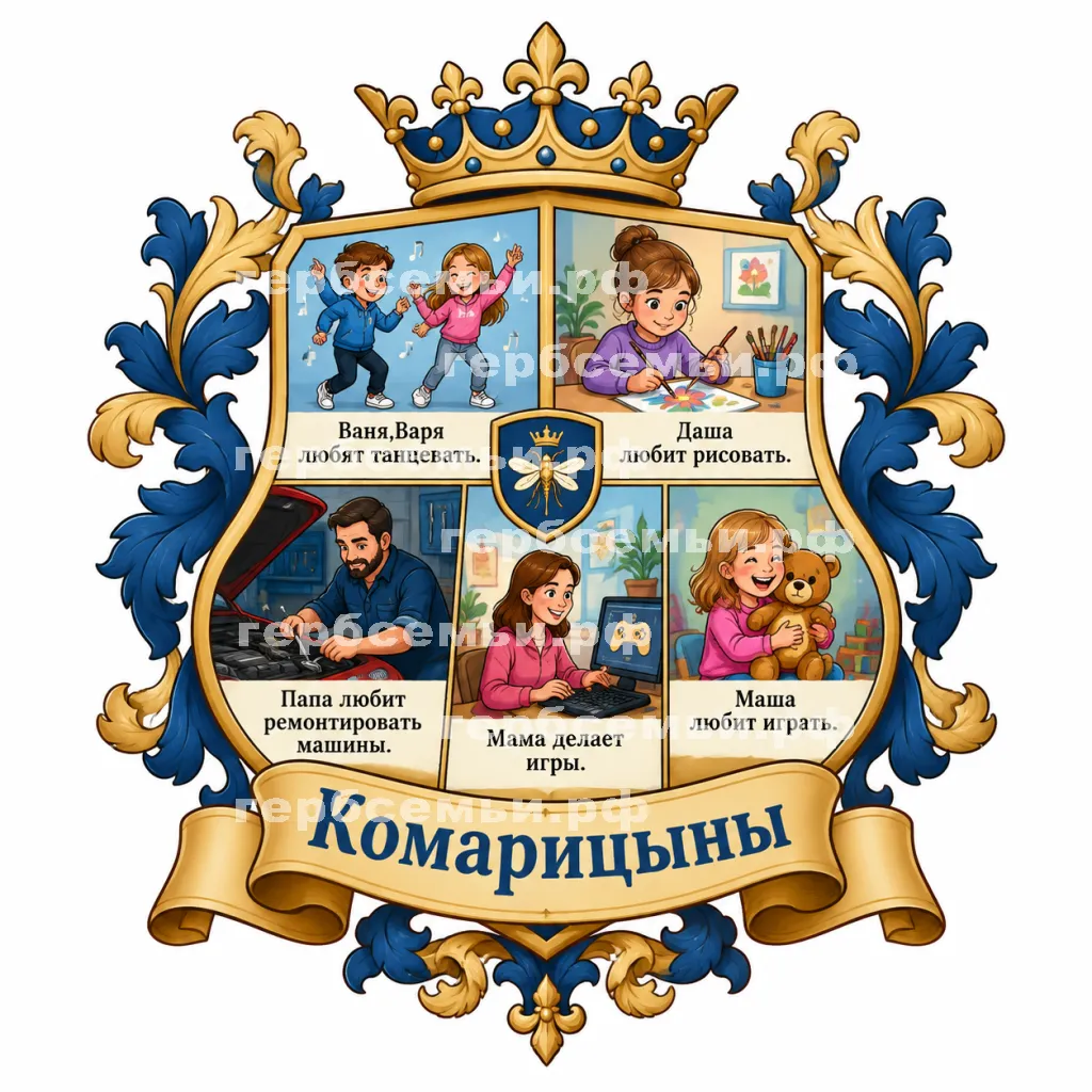 Герб семьи Комарицыны #41857