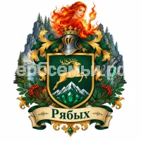 Герб семьи Создать герб  на фоне сказа Бажова огневушки поскакушки