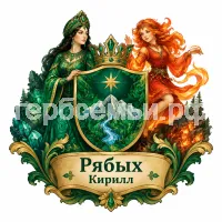 Гербы семьи Создать герб фоне уральских сказов Павла Петровича Бажова Хозяйка Медной горы и Огневушки Поскакушки