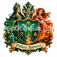 Гербы семьи Создать герб  на фоне сказов Павла Петровича Божова Хозяйки Медной горы и Огневушки Поскакушки