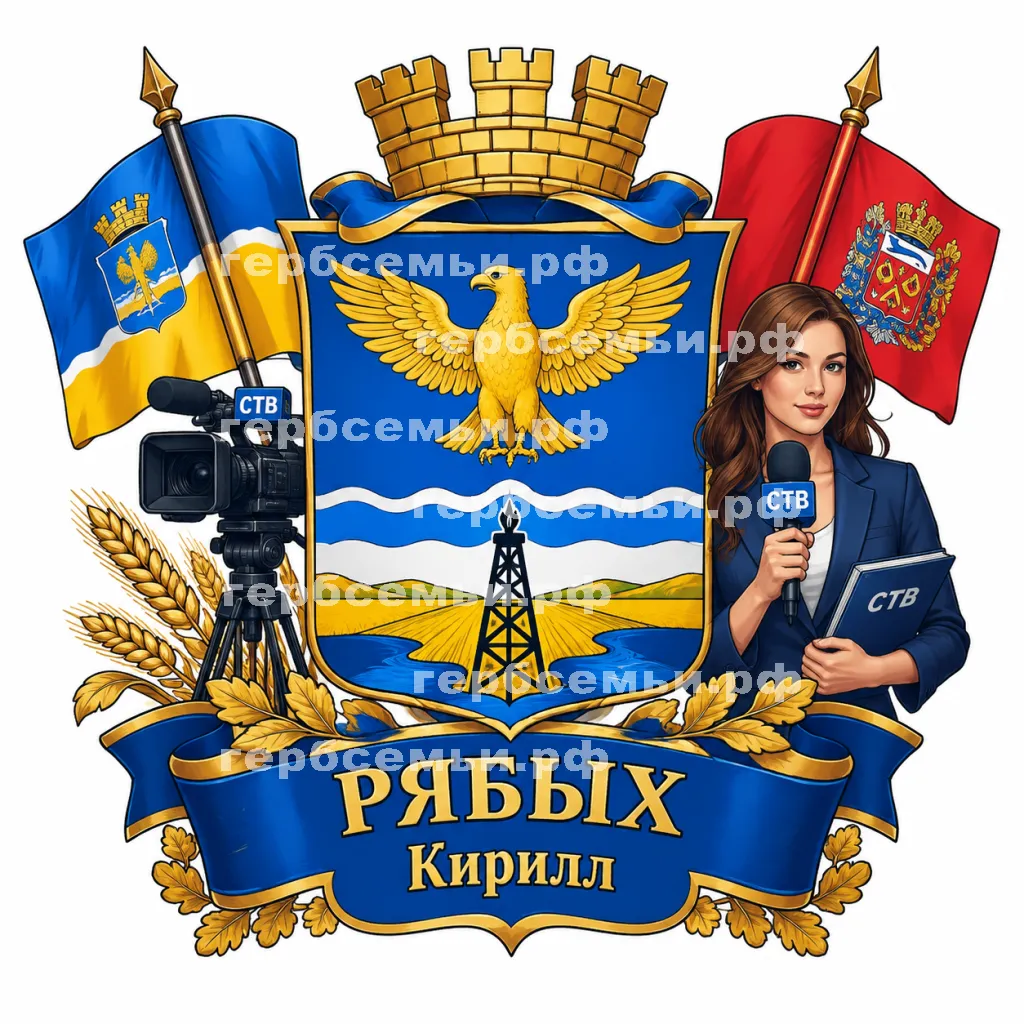 Герб семьи Создать герб в стиле города Бузулук Оренбургской Области флага и герба и девушки корриспондета СТВ #41898