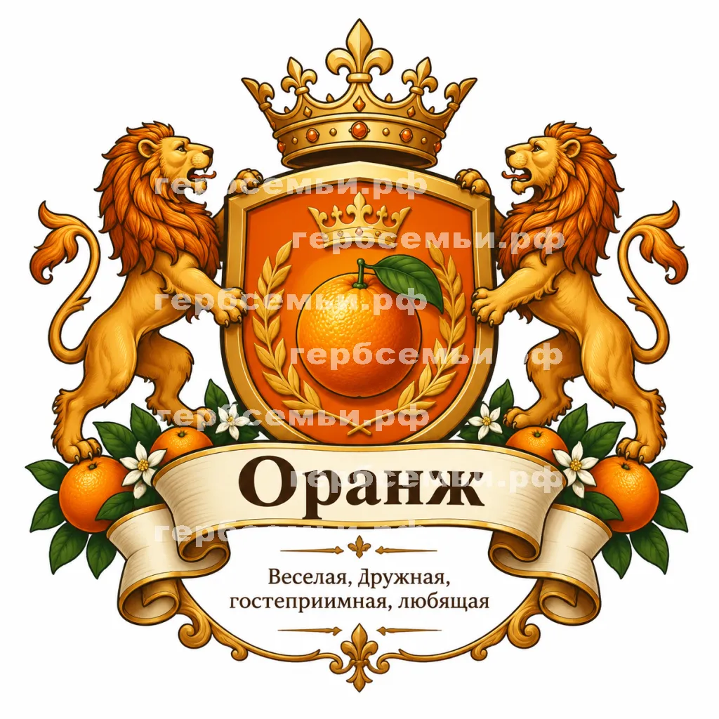 Герб семьи Оранж #41960