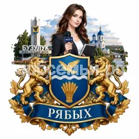 Гербы семьи Создать герб на фоне города Бузулука и девушки корреспондента