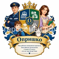 Герб семьи Опришко