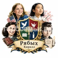 Гербы семьи Создать герб на фоне четырёх знаменитых девочек Саманты Смит, Садако Сасаки, Анны Франк и Тани Савичевой