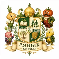 Гербы семьи Создать герб на фоне Джанни Родари сказки Чипполино