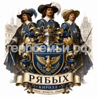 Гербы семьи Создать герб на фоне трёх мушкетёров Александра Дюма
