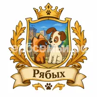 Гербы семьи Создать герб на фоне мультика Григория Остера котёнок по имени Гав