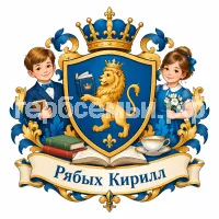 Гербы семьи Создать герб на красивом фоне детского этикета и хороших манер