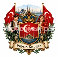Гербы семьи Создать герб на фоне Турции и турецких детей